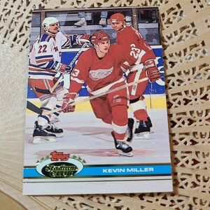 Detroit Red Wings NHL Rookie Card Kevin Miller